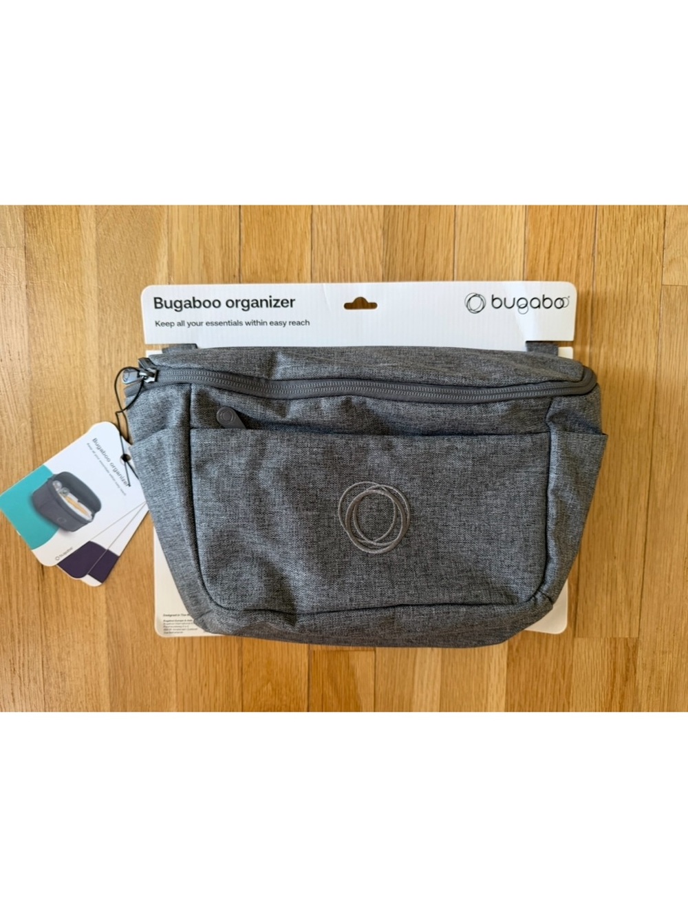 Bugaboo Stroller Organizer Bag Melange Gray NWT